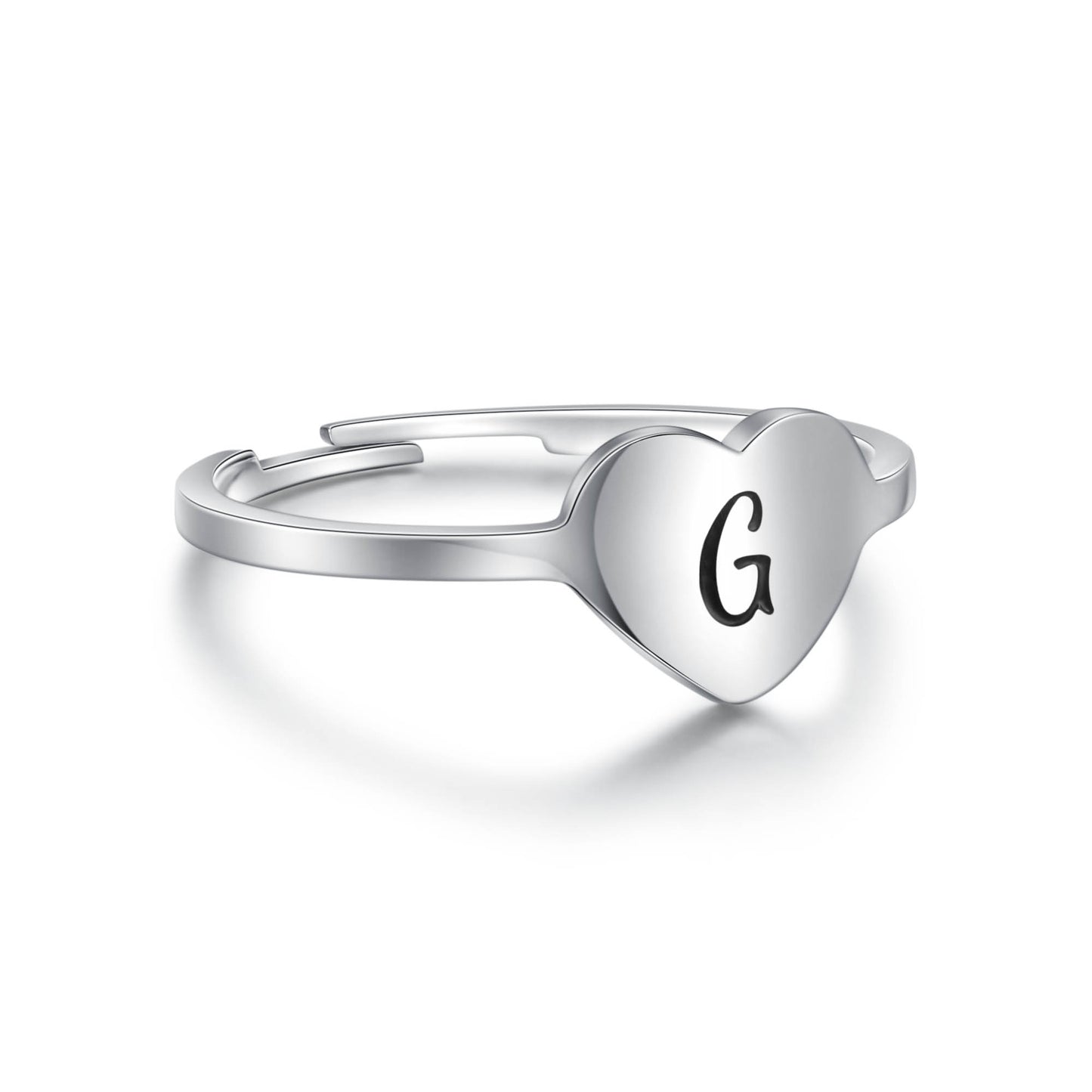Anello Cuore Lettera