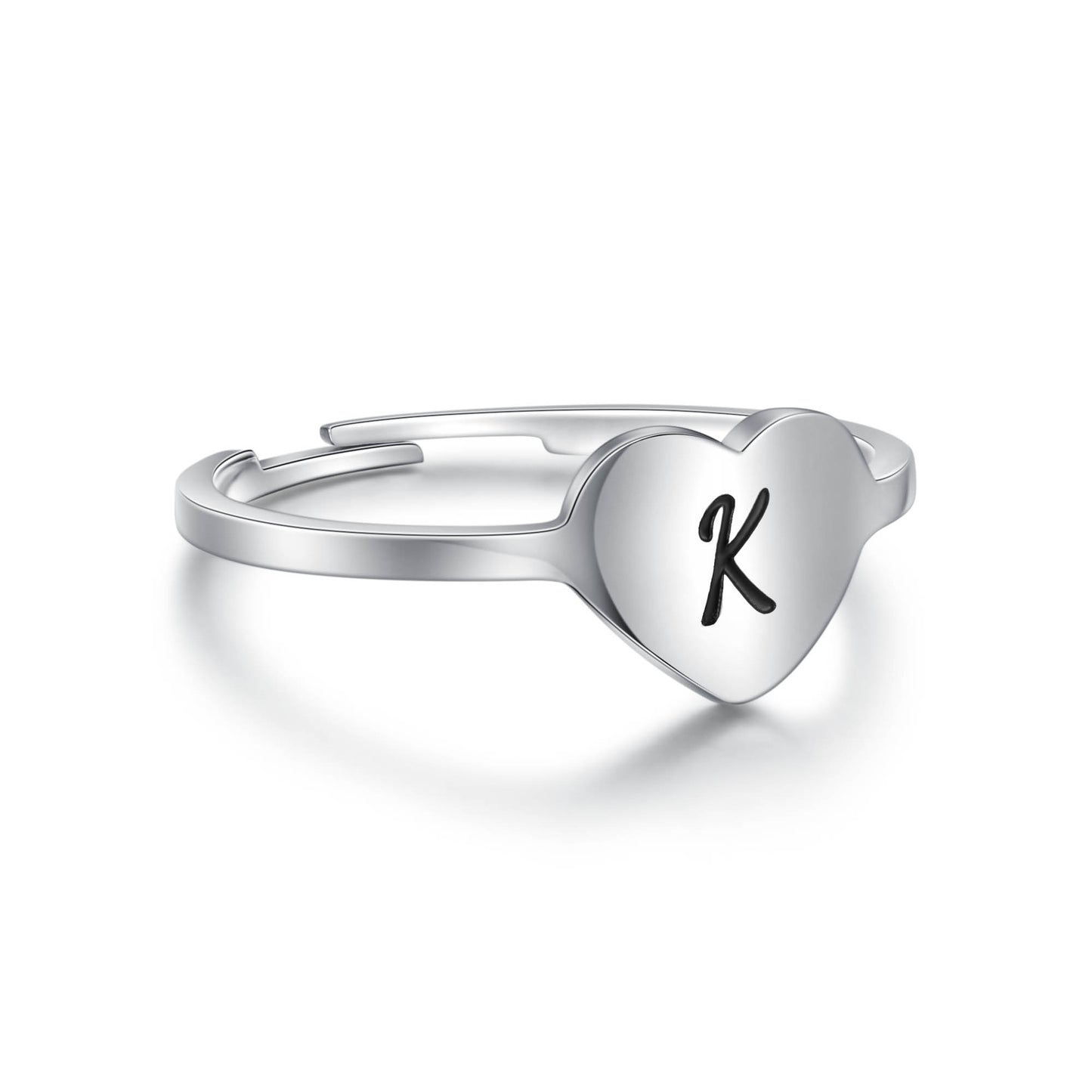 Anello Cuore Lettera