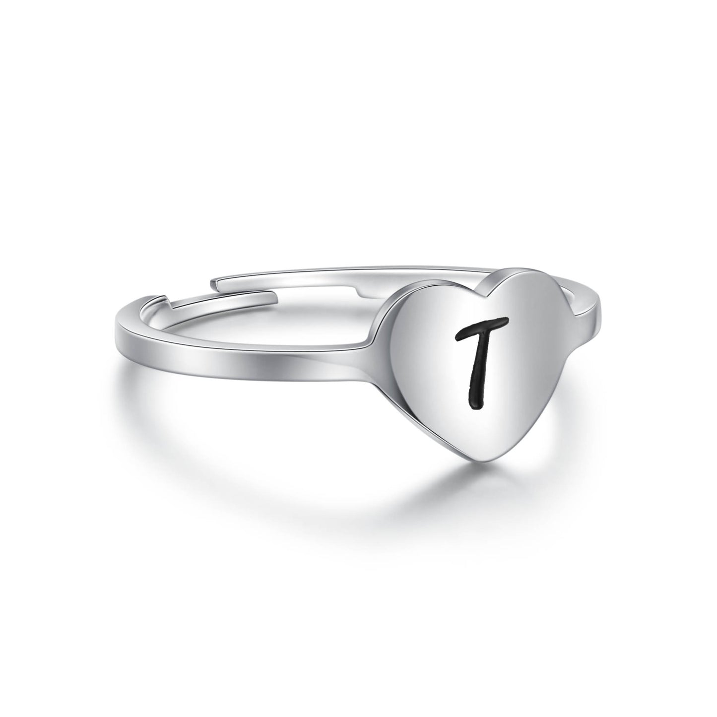 Anello Cuore Lettera