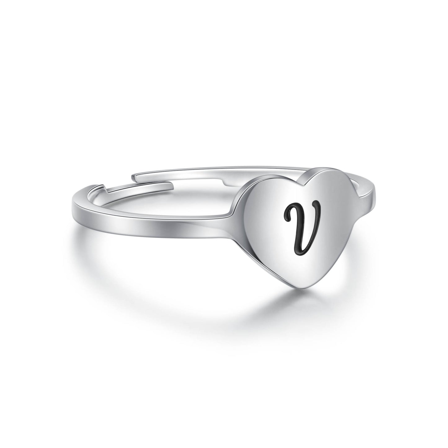 Anello Cuore Lettera