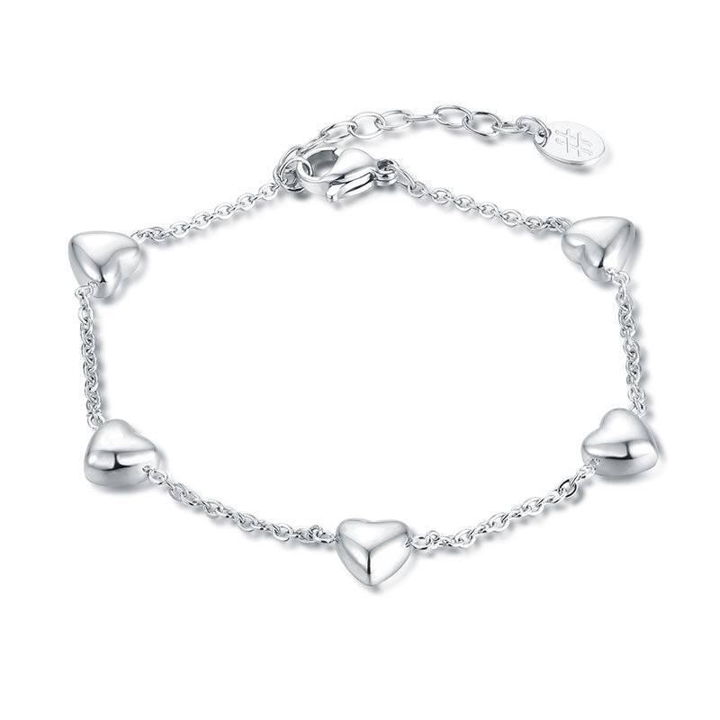 Bracciale 5 Cuori Grandi