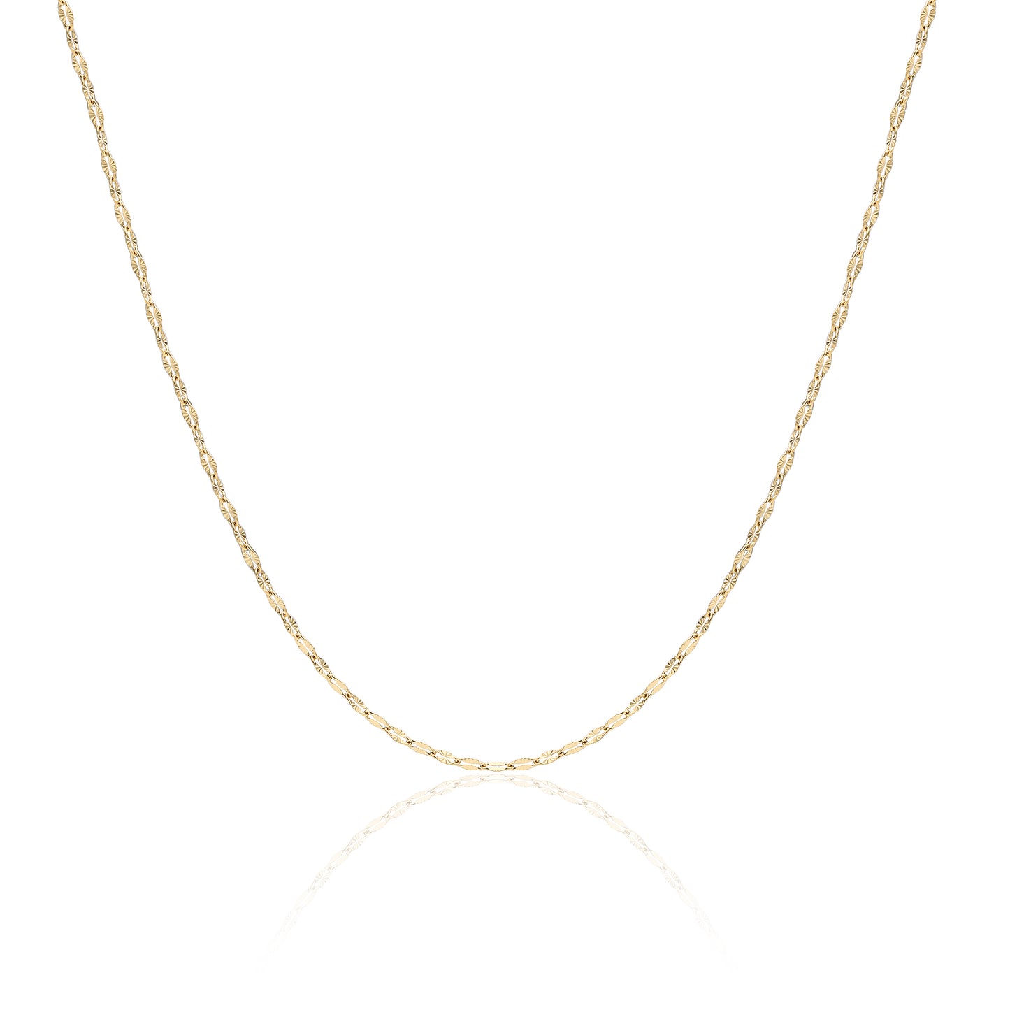 Collana Catenina Sunflower Dorata