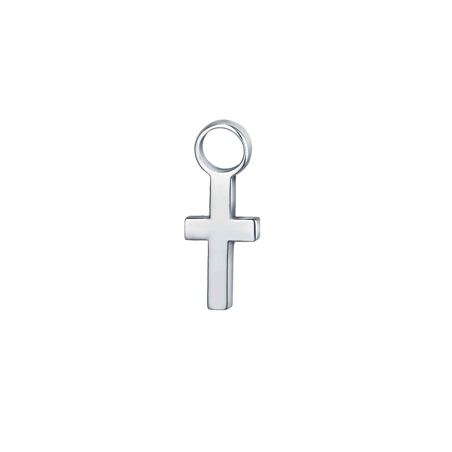 Mini Charm Croce Acciaio