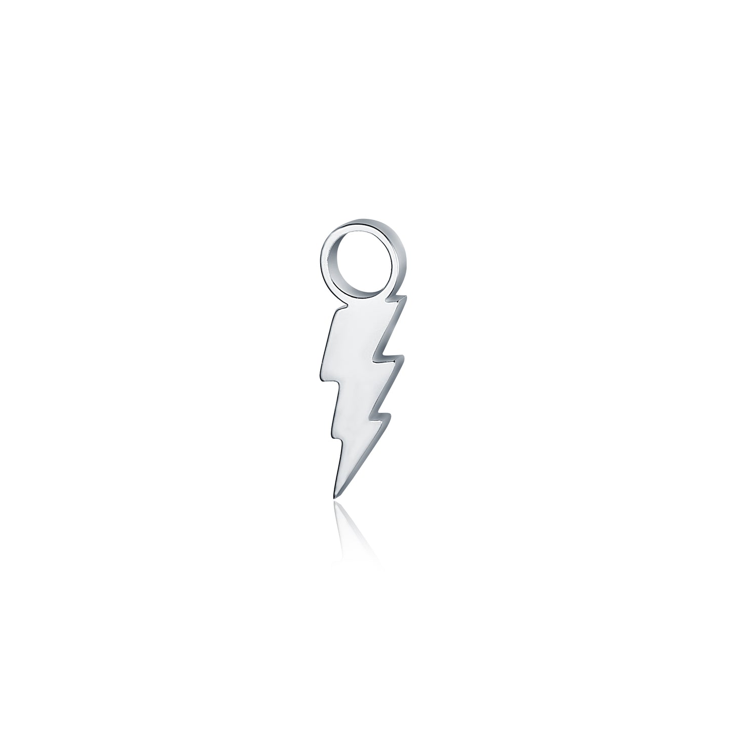 Mini Charm Fulmine Acciaio