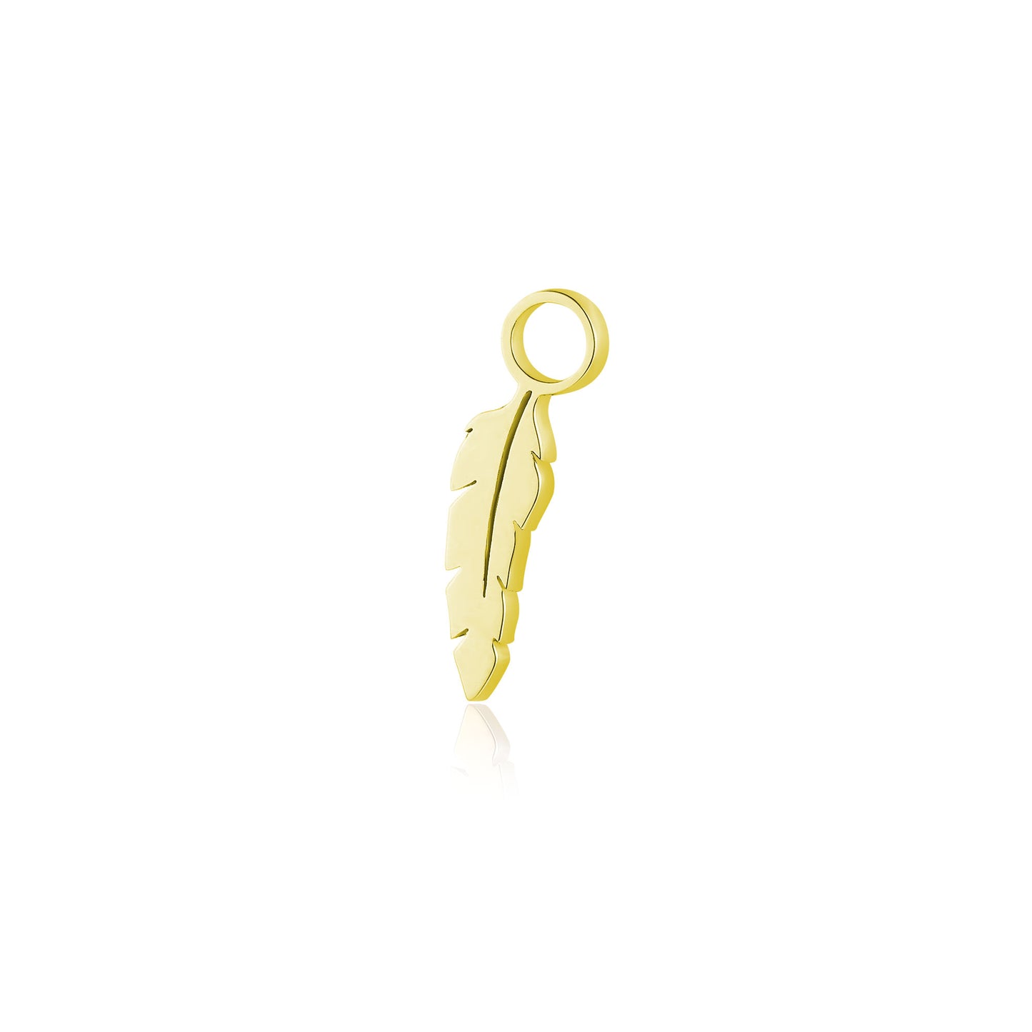 Mini Charm Piuma ORO