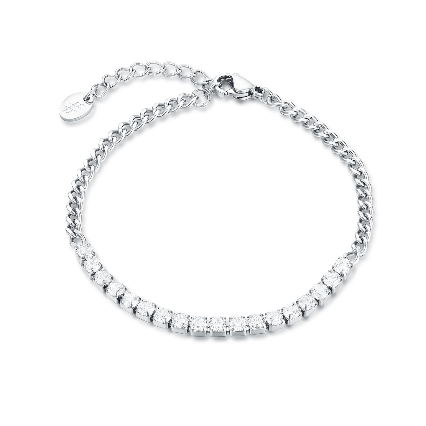 BRACCIALE TENNIS CON CATENA GRUMETTA
