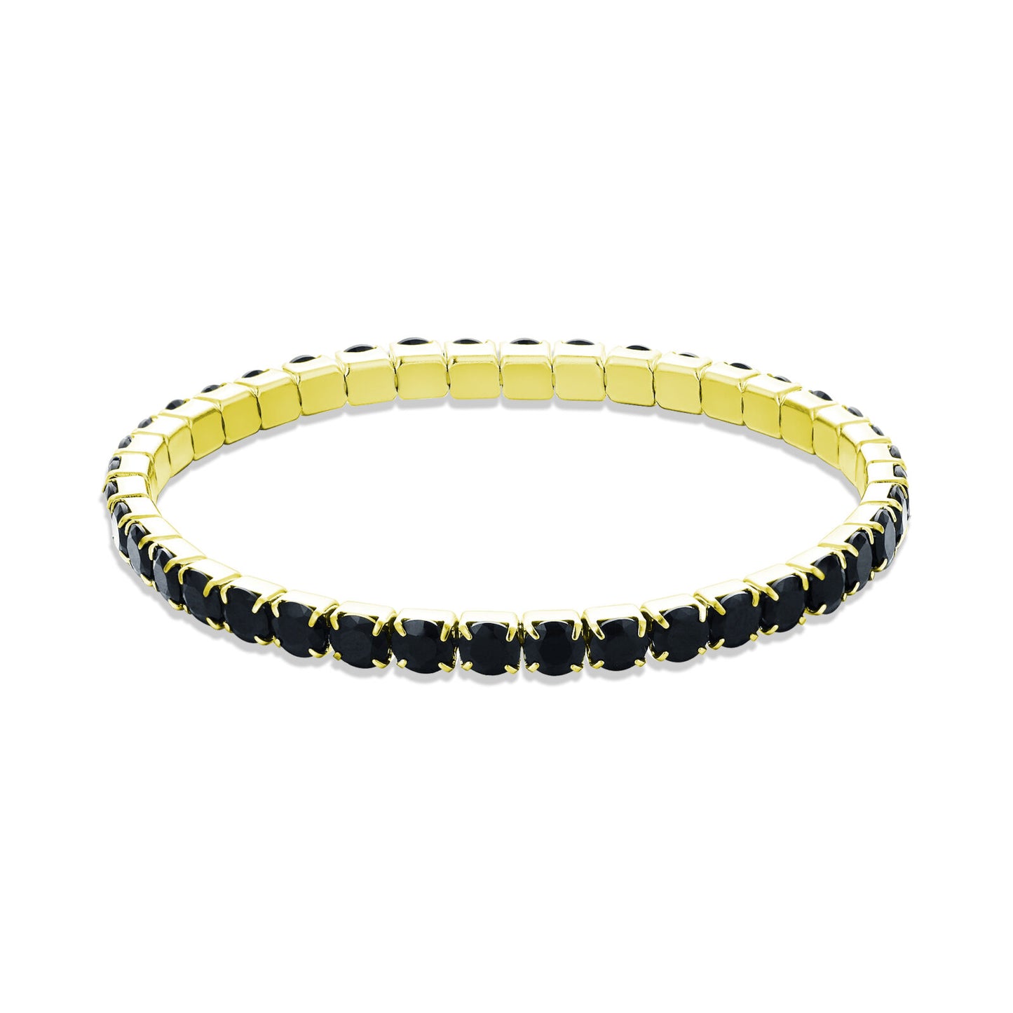Bracciale Maxi Tennis Elastico GOLD