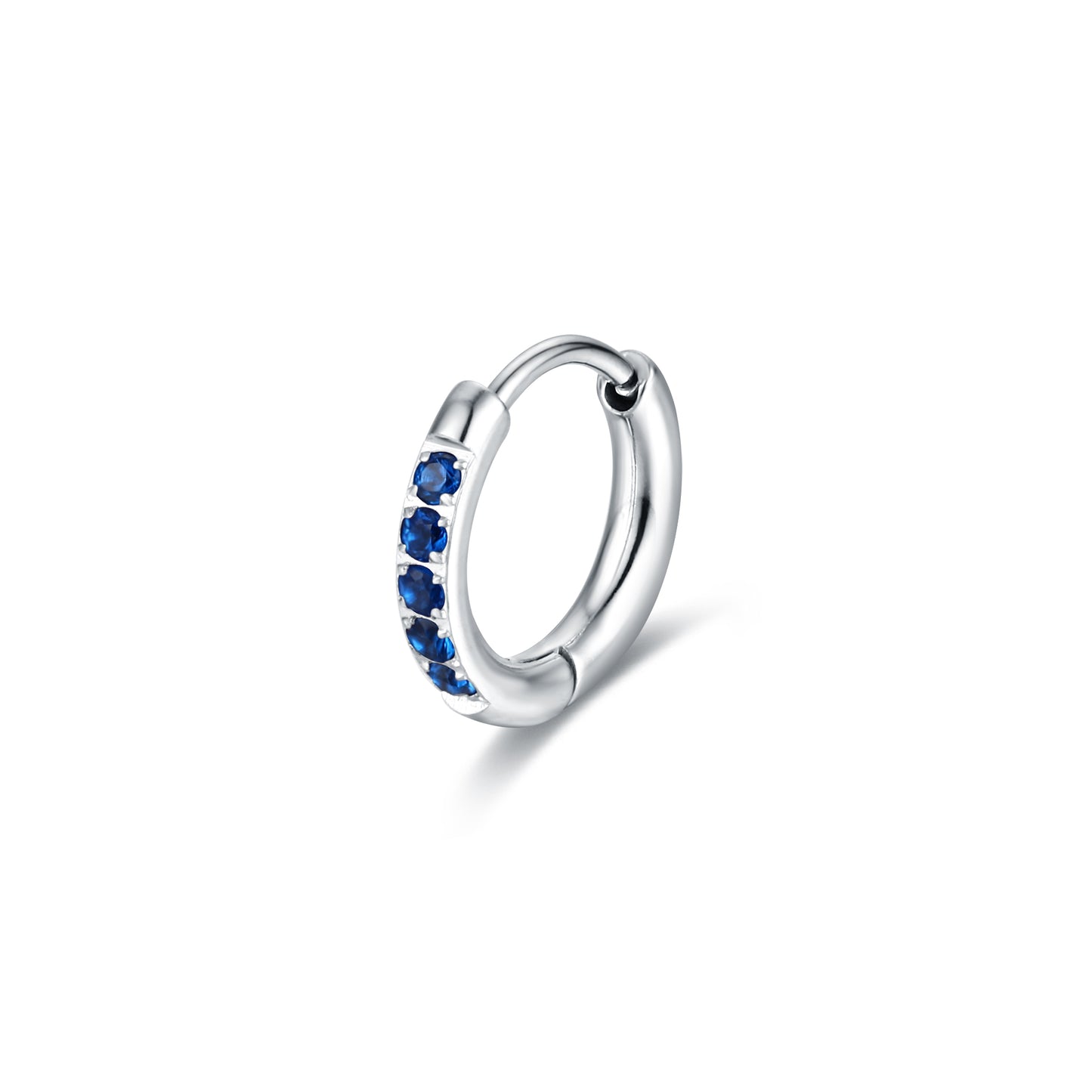 Orecchino Singolo Scattino Blu