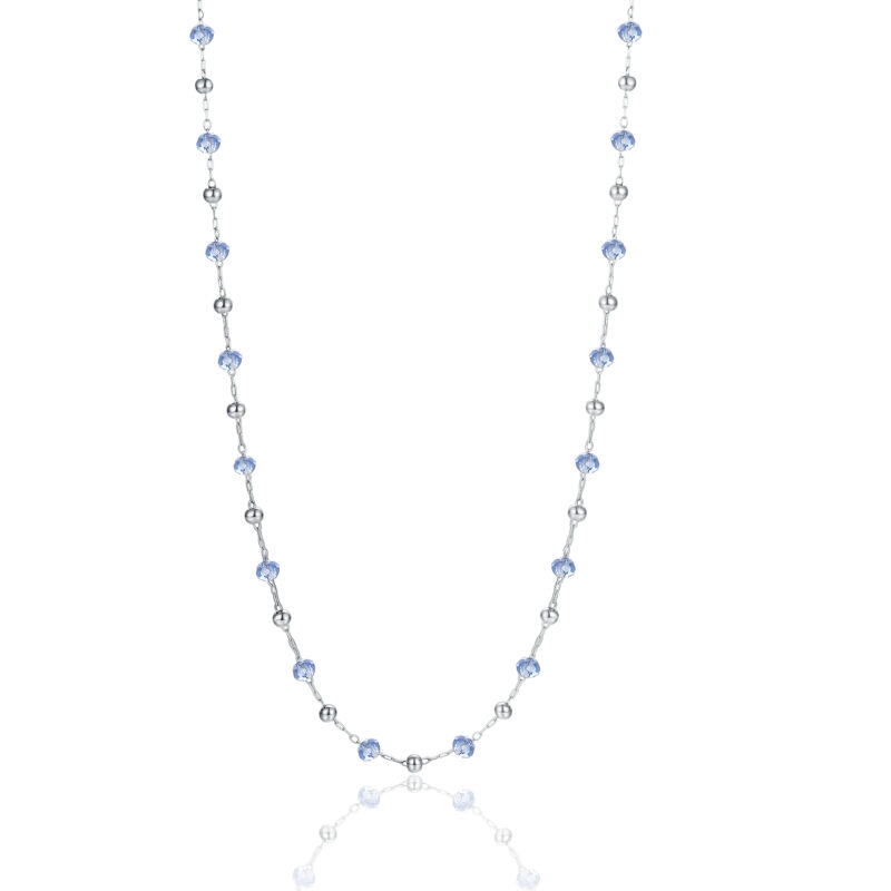 Collana Cristalli Viola ed Ematite