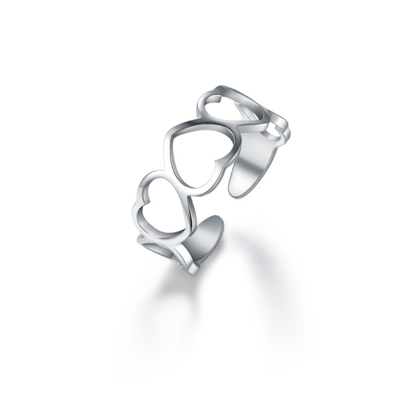 Anello da Piede cinque cuori