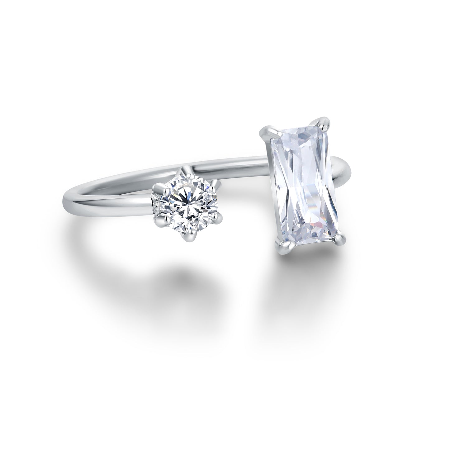 Anello Baguette Regolabile