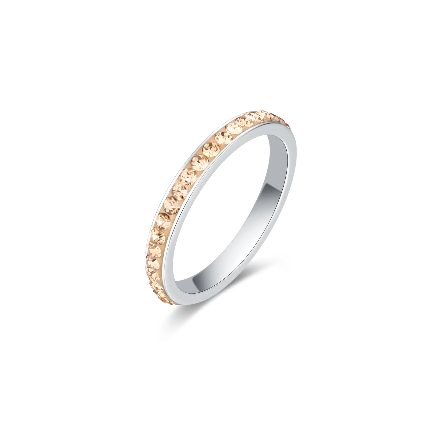 Anello Cristalli Arancioni