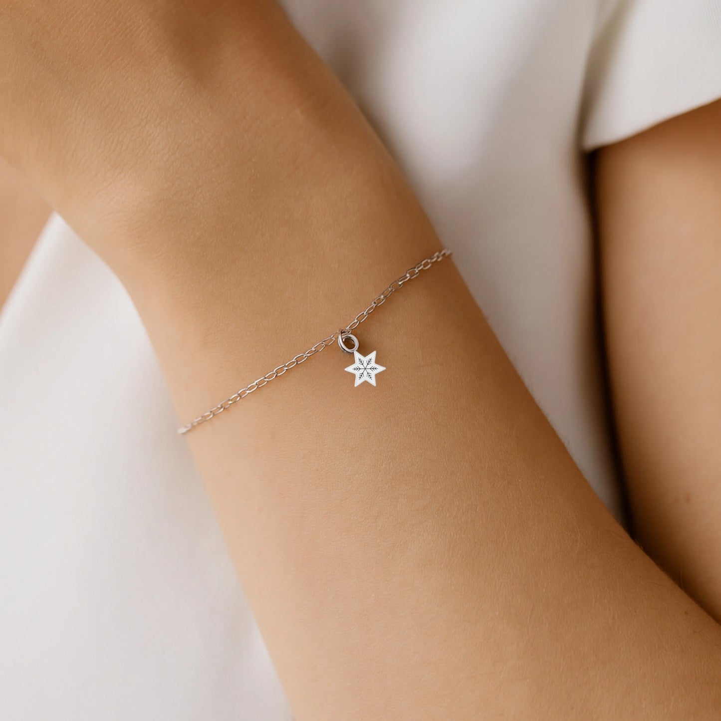 Mini Charm Fiocco di Neve