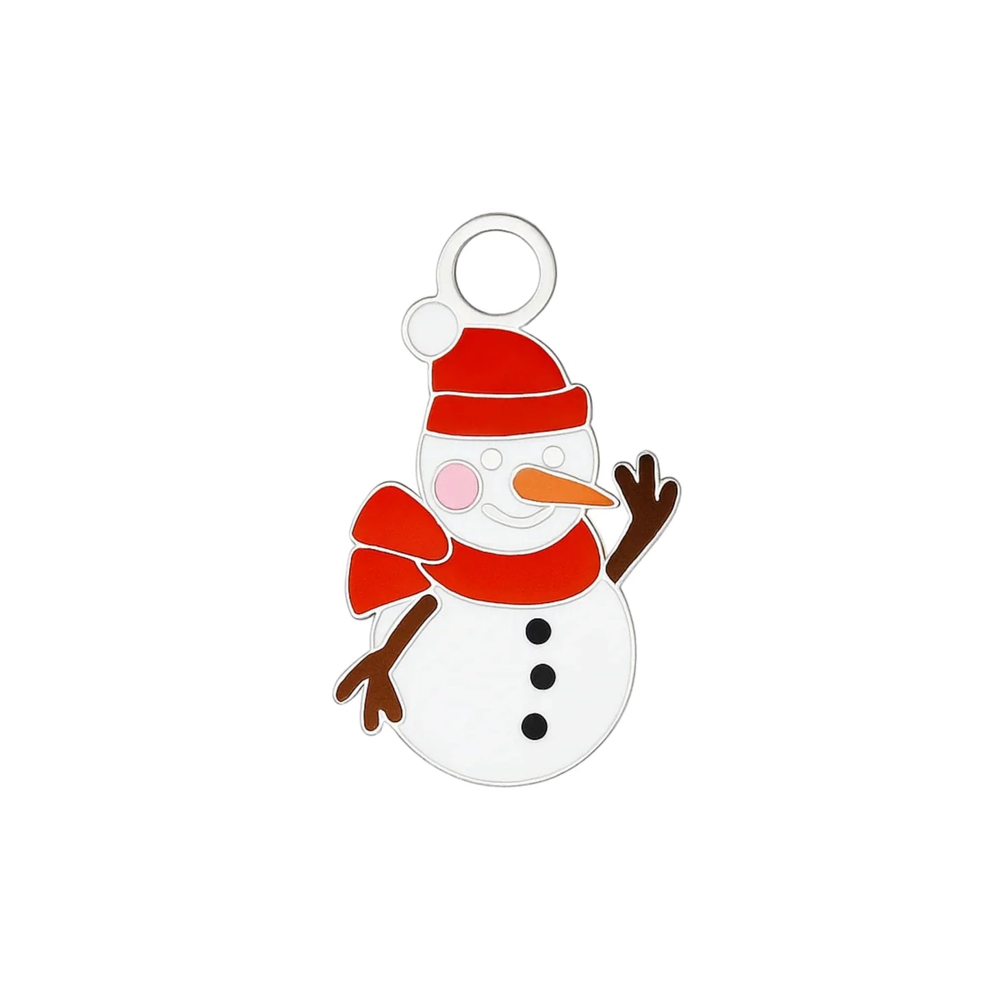 Mini Charm Pupazzo di Neve