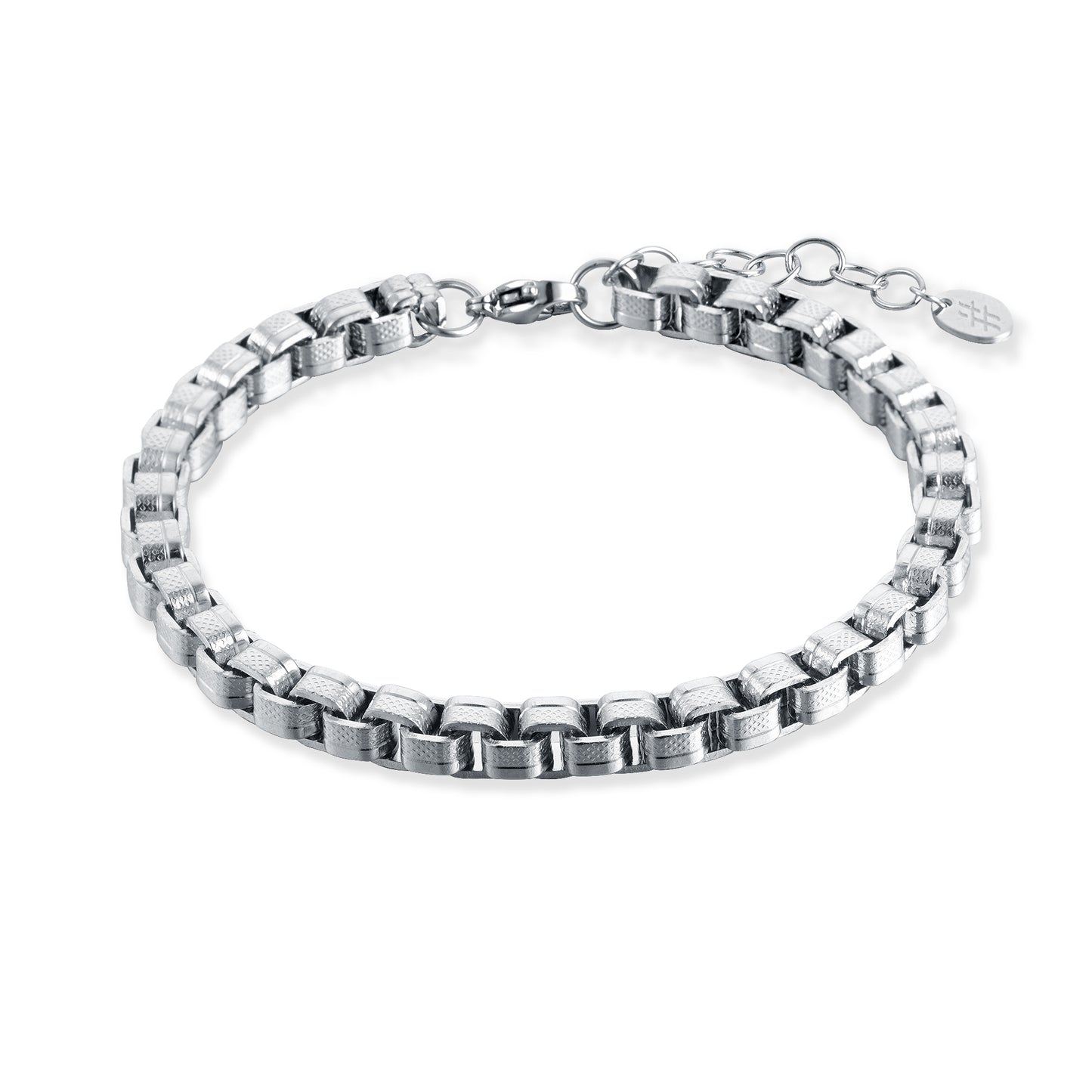 Square Chain Stainless Steel Bracelet