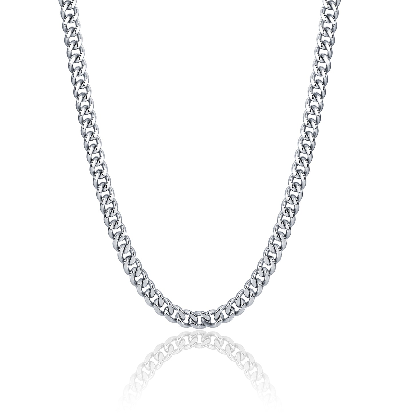 Collana Grumetta Piatta 8mm 50cm