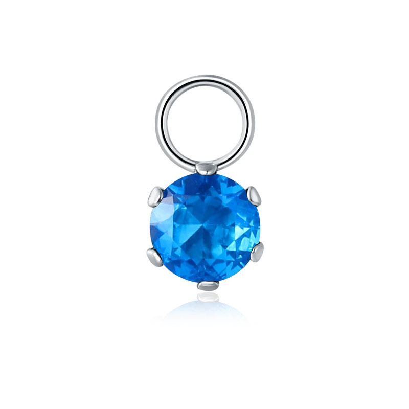 Charm Cristallo Blu