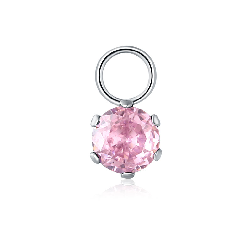 Charm Cristallo Rosa