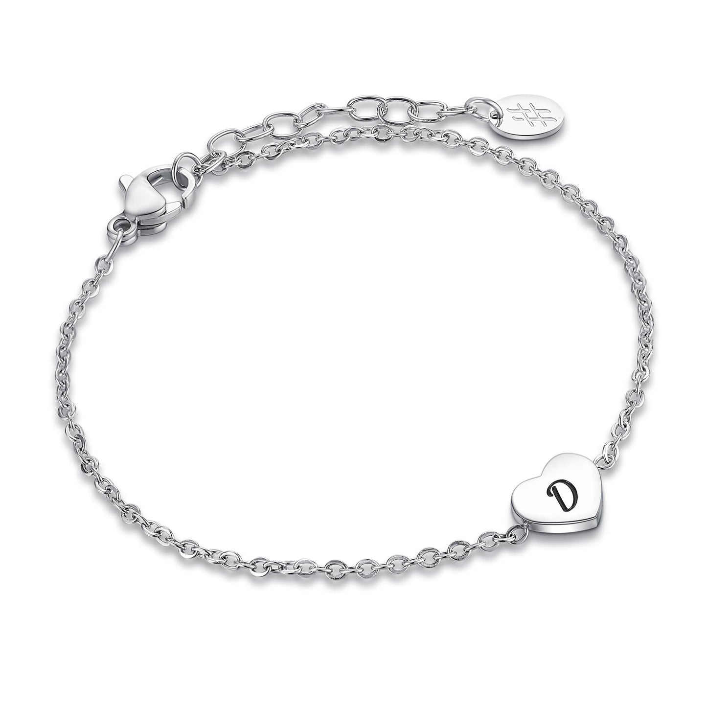 Bracciale Cuore Lettera