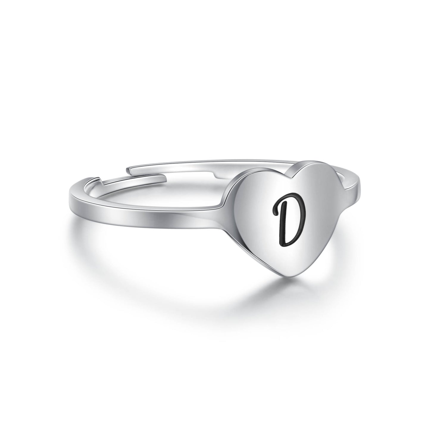 Anello Cuore Lettera