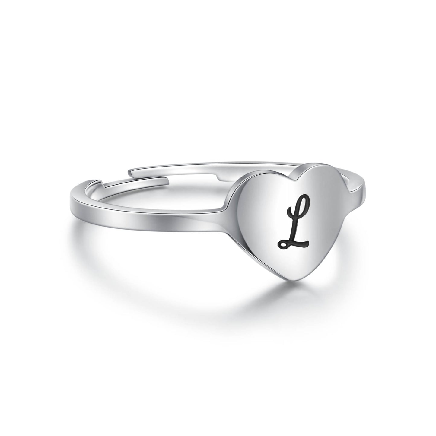 Anello Cuore Lettera