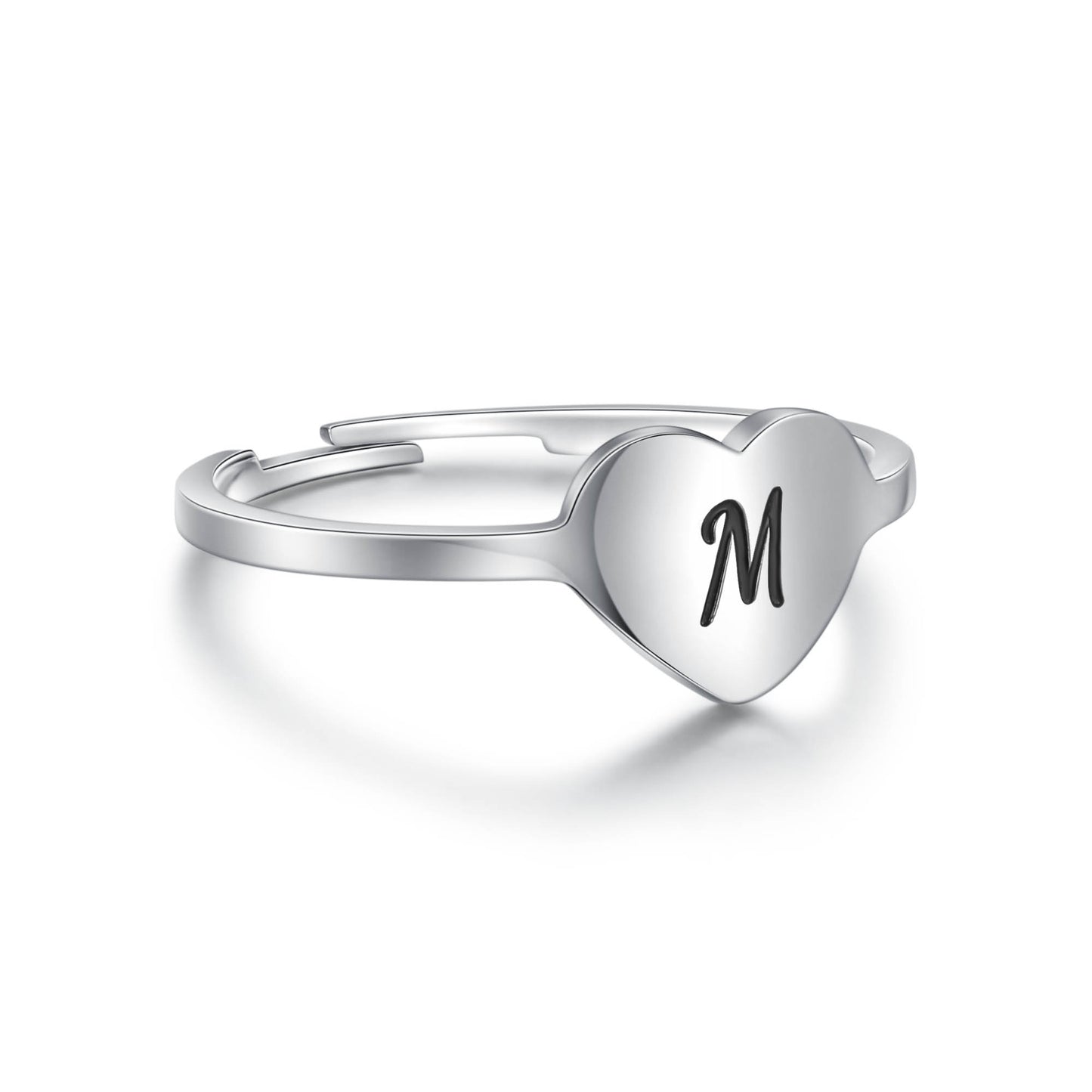 Anello Cuore Lettera