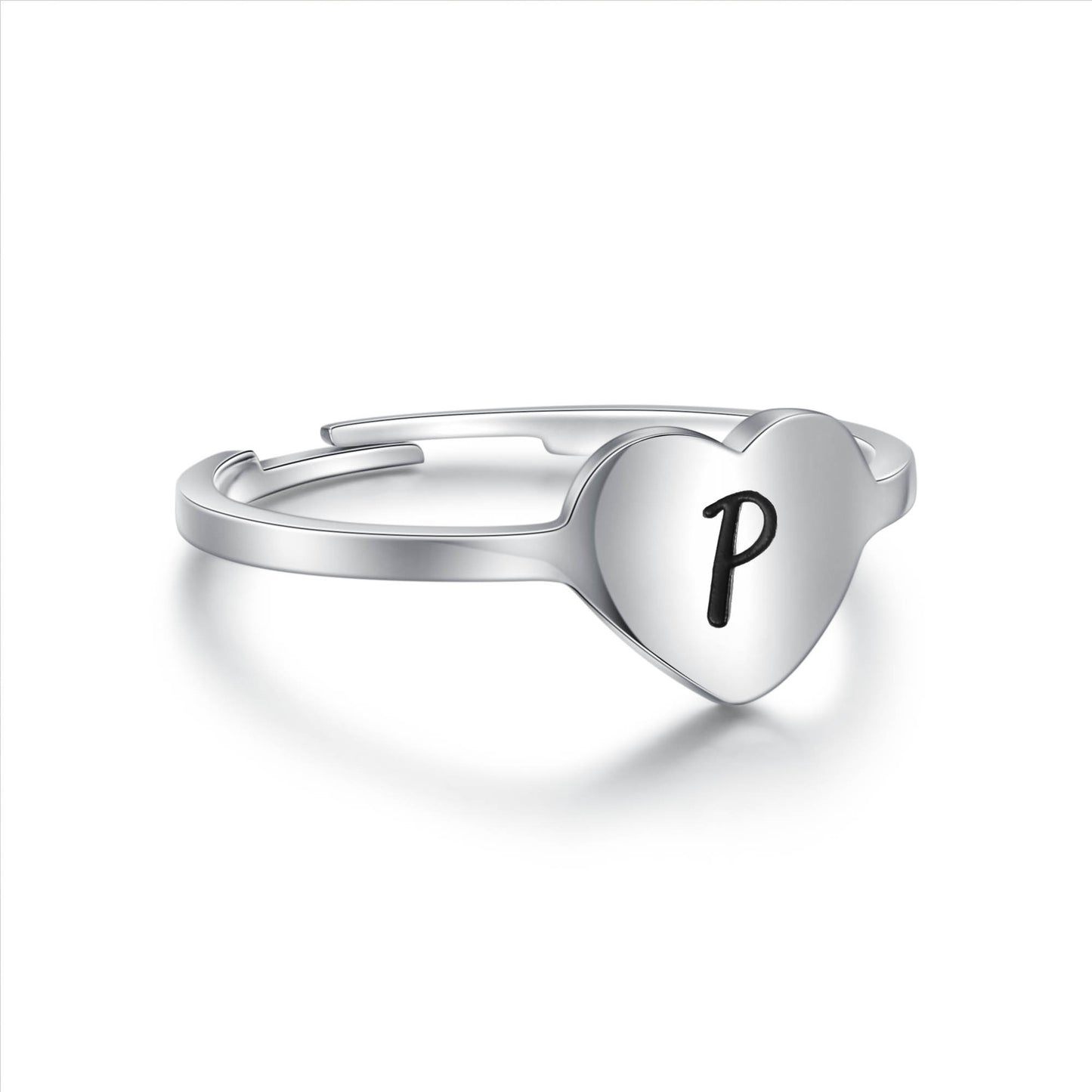Anello Cuore Lettera