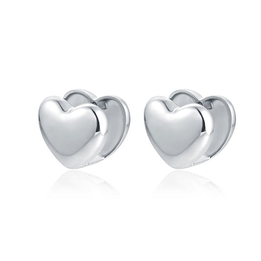 Orecchini Cuore Clip