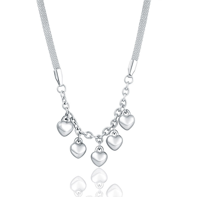 Collana 5 Cuori