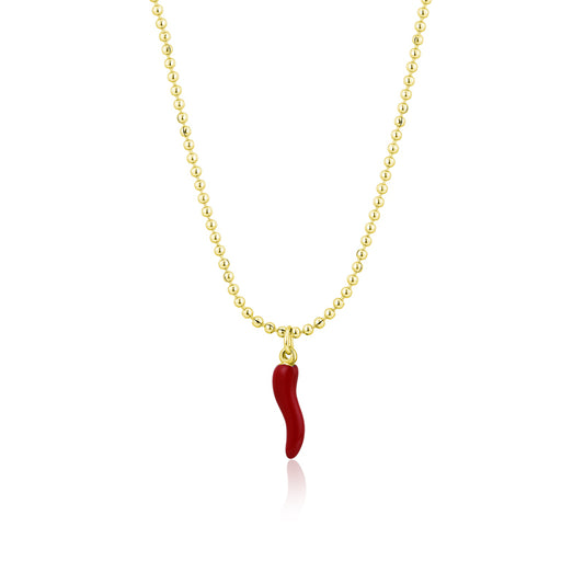 Collana a Sfere con Cornetto Gold