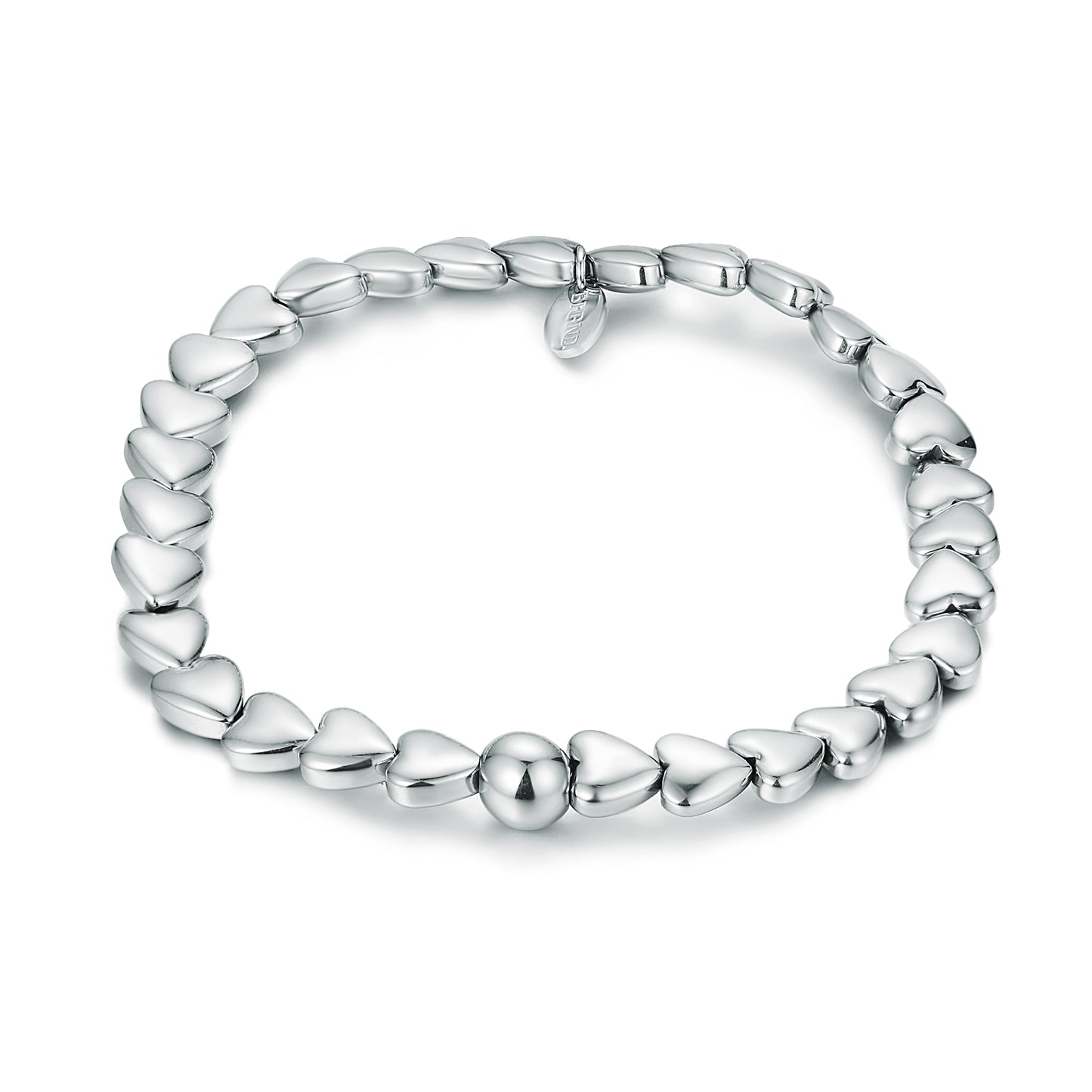 Bracciale Cuori Ematite Rodiata
