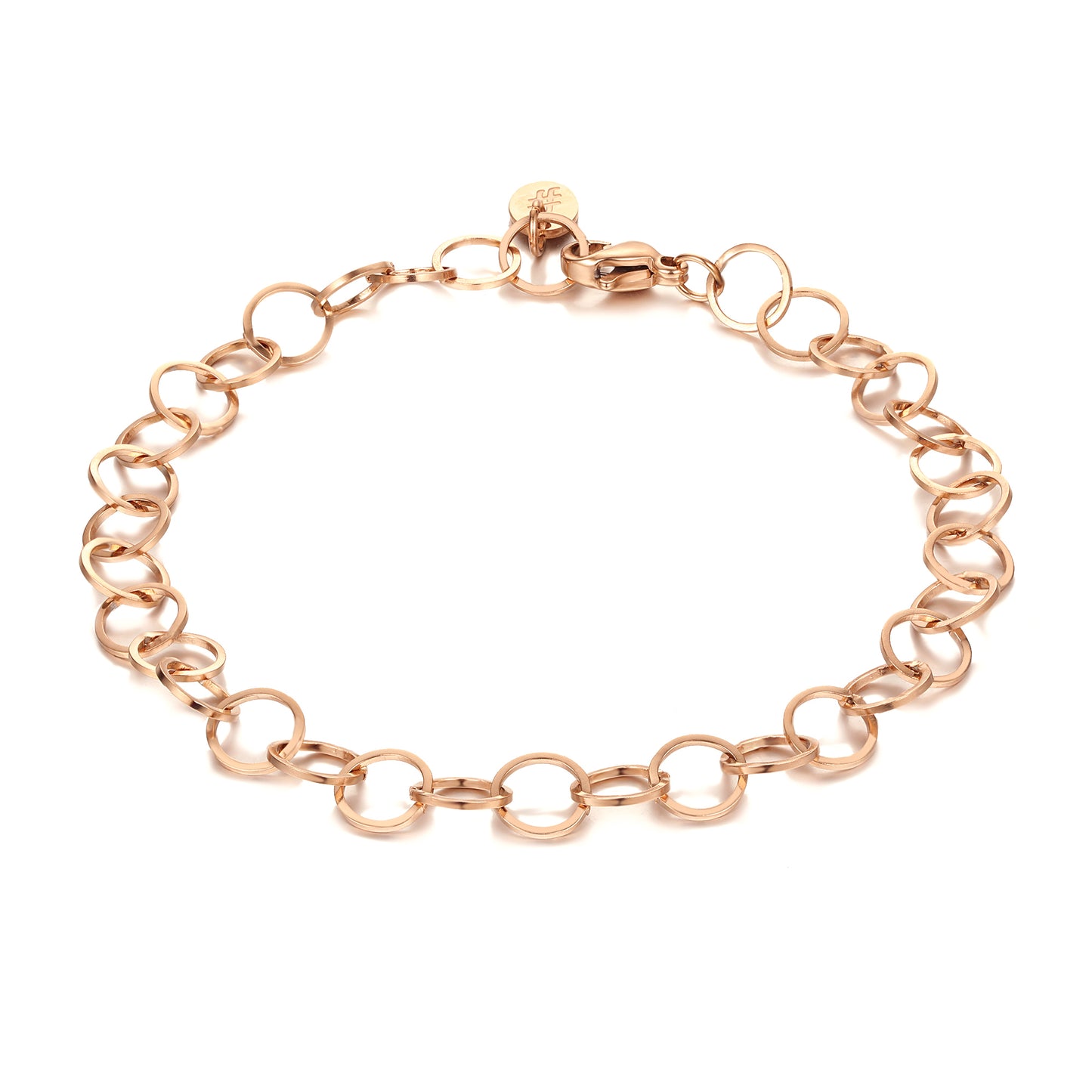 Bracciale Anellini 16+3 cm