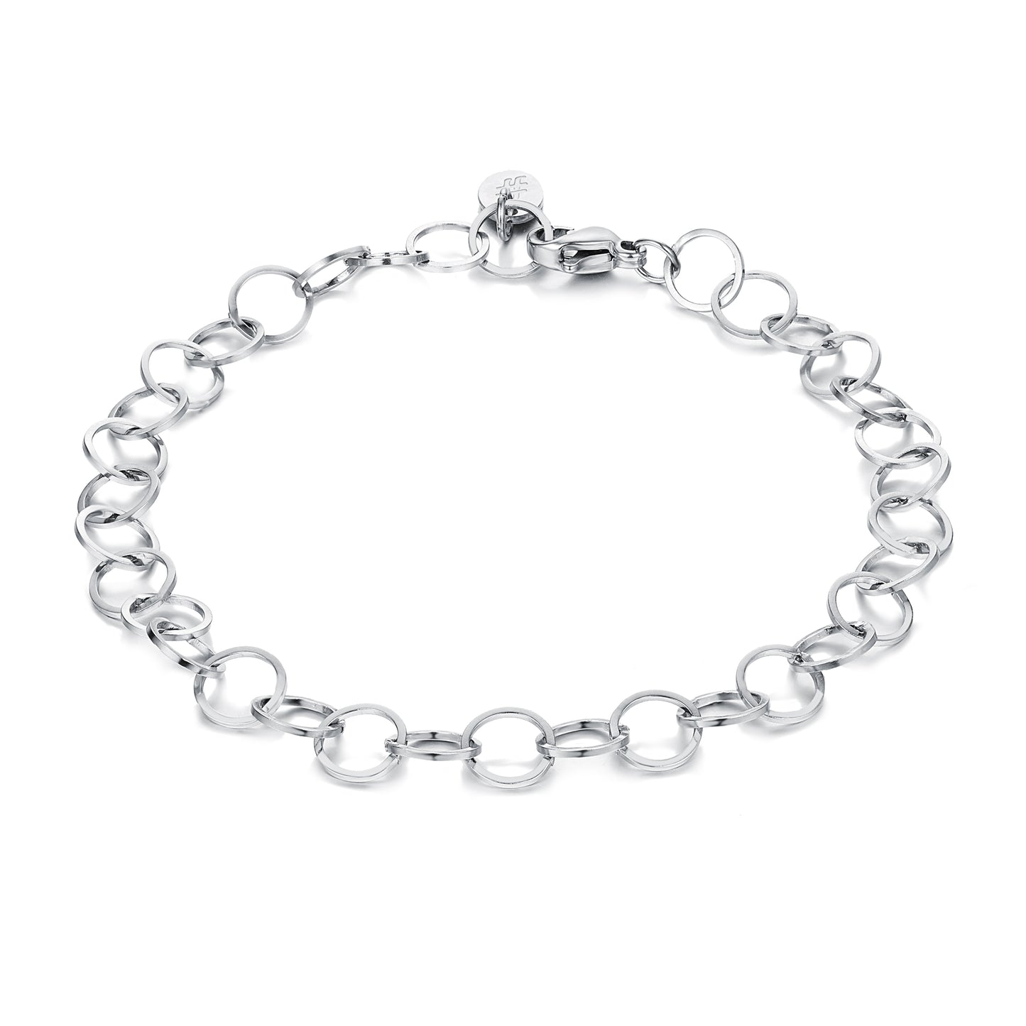 Bracciale Anellini 16+3 cm