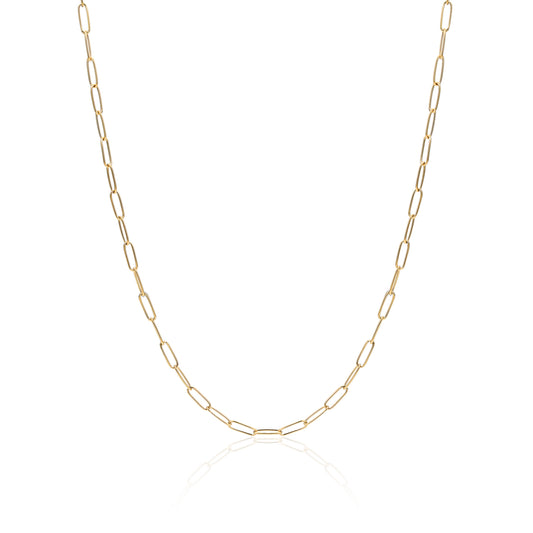 Collana Catenina a Maglie Ovali Dorata