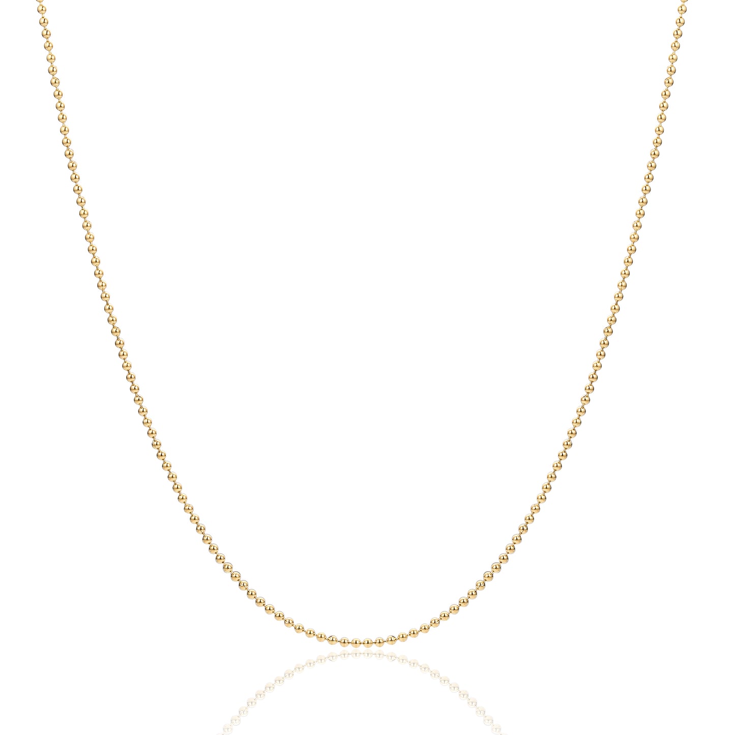 Collana Catenina a Sfere Dorata