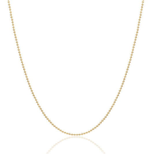 Collana Catenina a Sfere Dorata