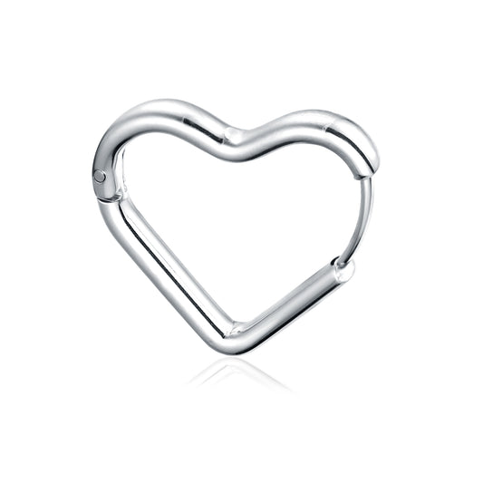 Orecchino Singolo Scattino Cuore Grande