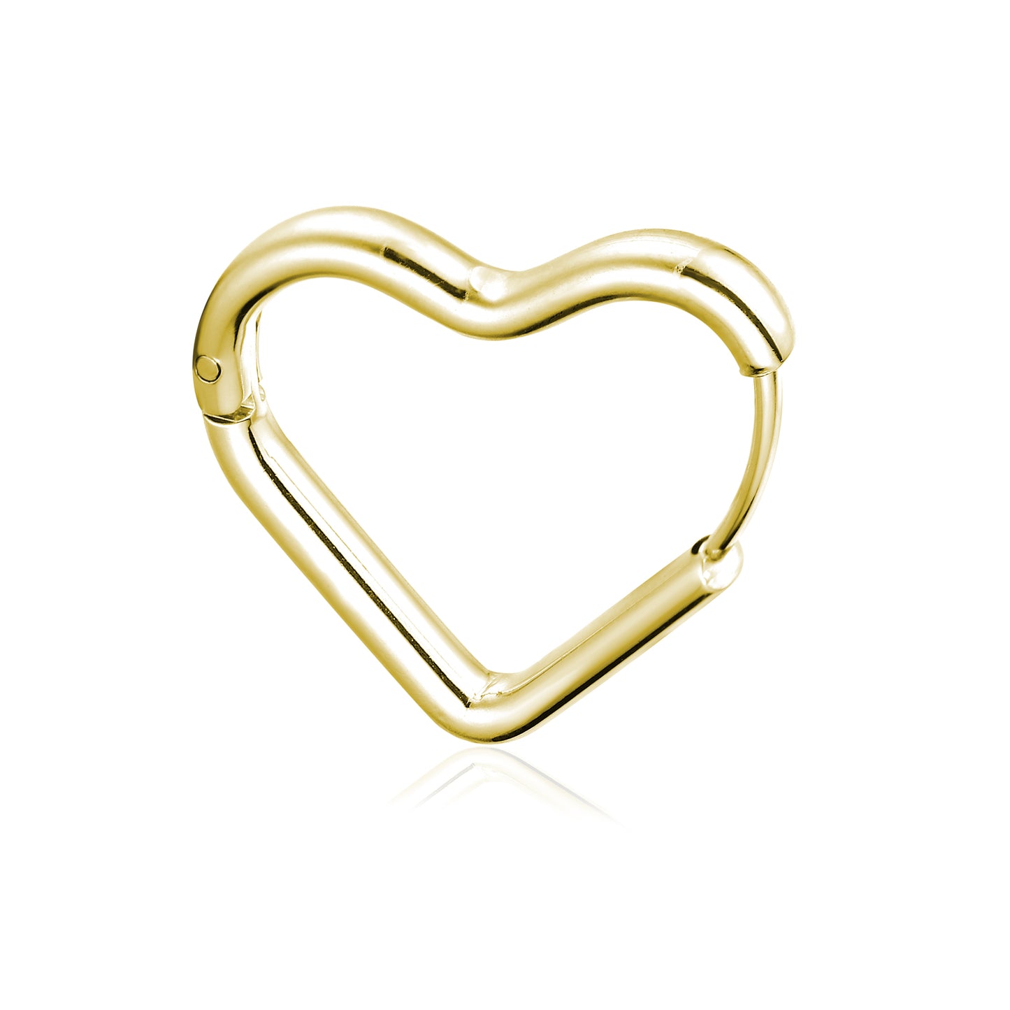 Orecchino Singolo Scattino Cuore Grande