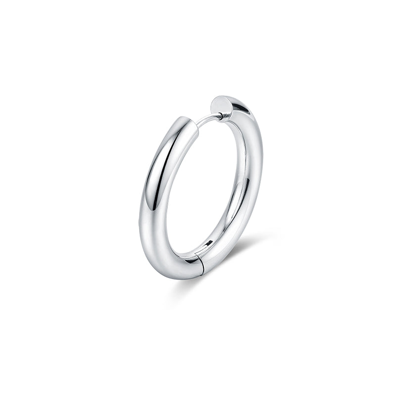 Orecchino Singolo Scattino Bombato 18 mm
