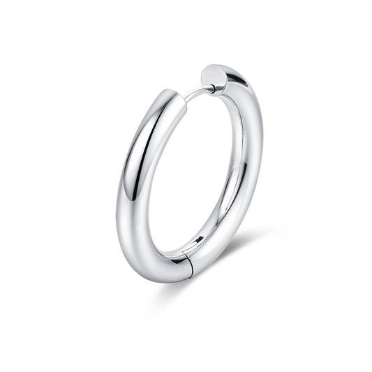 Orecchino Singolo Scattino Bombato 22 mm