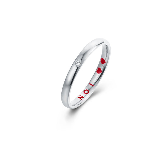 ANELLO FEDE CON CRISTALLO