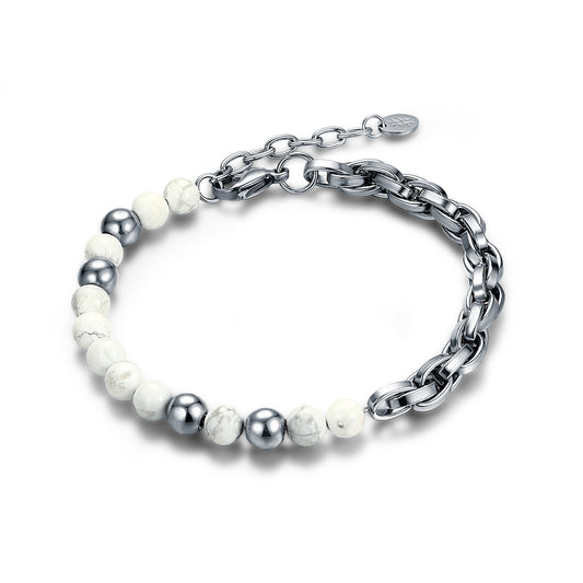 Bracciale Catena e Pietre