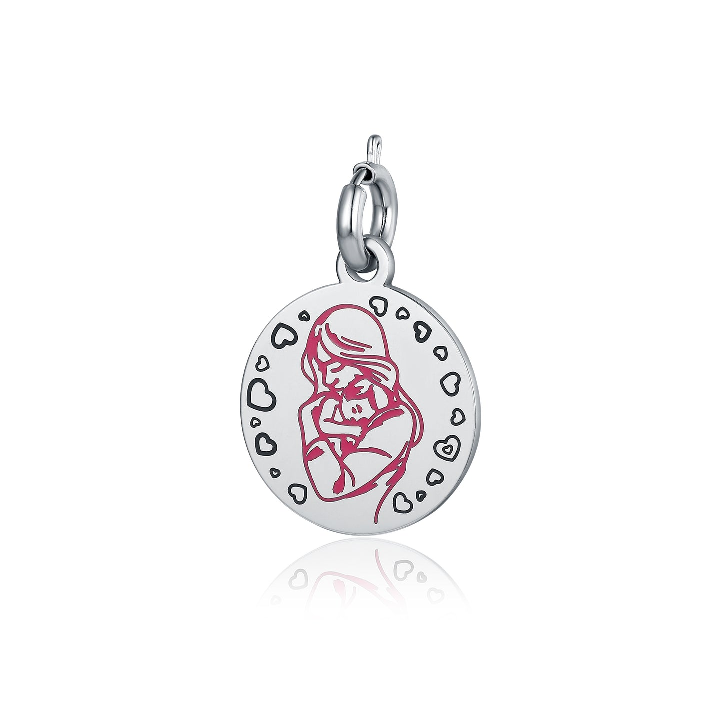 Charm Mamma “ABBRACCIO ROSA”