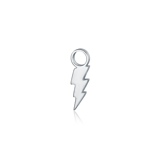 Mini Charm Fulmine Acciaio