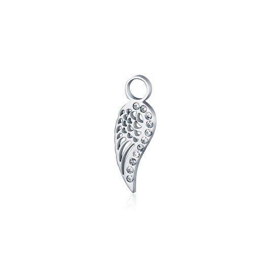 Mini Charm Ala Con Cristalli