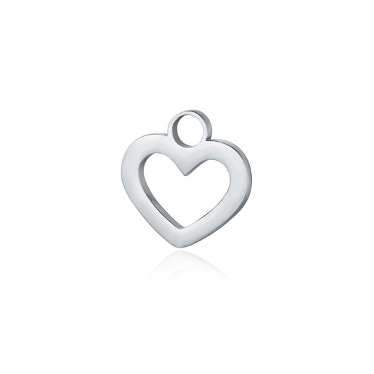 Mini Charm Cuore Vuoto