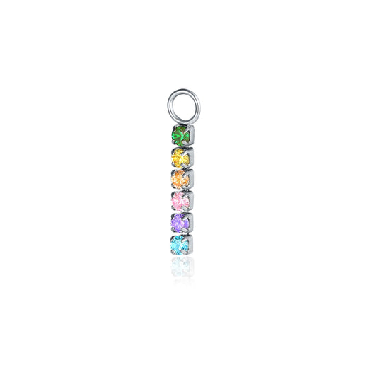 Mini Charm Tennis Cristalli Colorati
