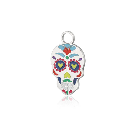 Mini Charm Teschio Colorato