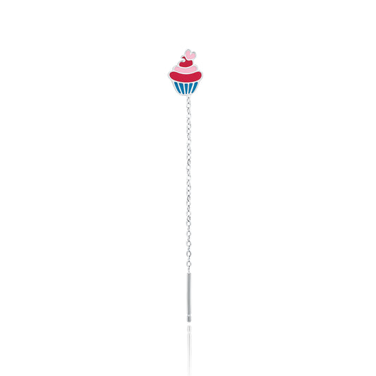 Orecchino Singolo Saliscendi Cupcake