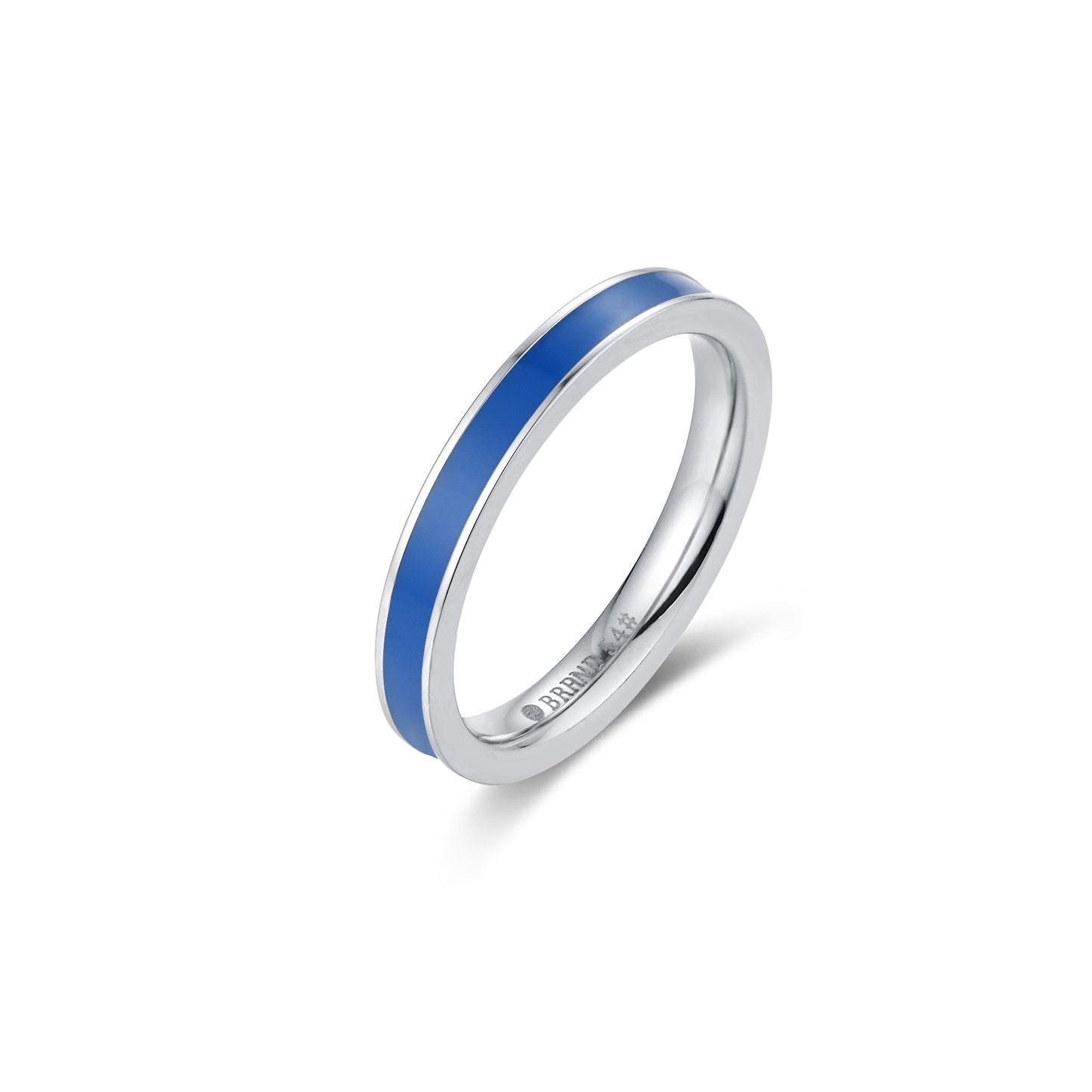 Fedina Acciaio con Smalto Blu